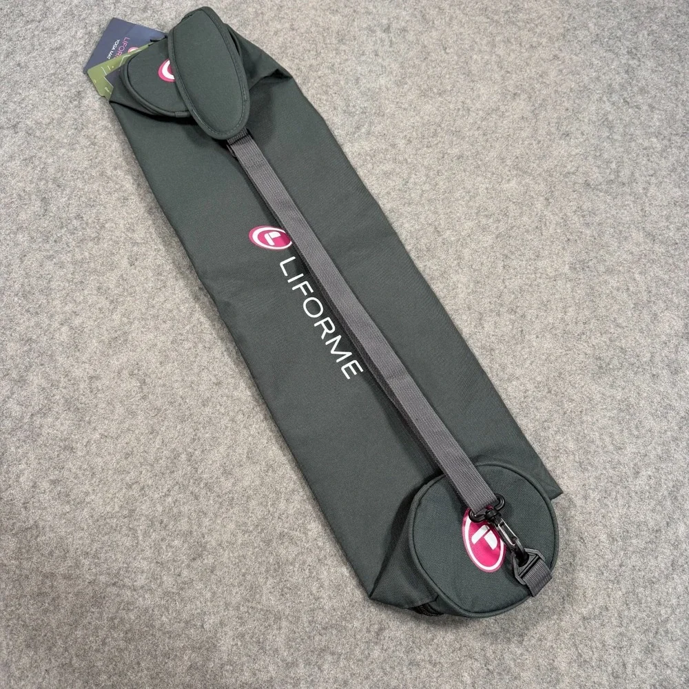 NWT Liforme Mindful Garden Special‎ Edition Olive Green Yoga Mat Carrying Case